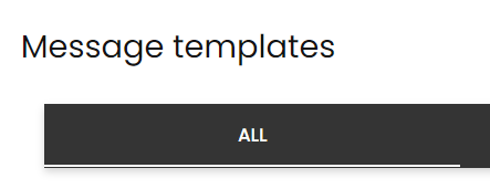 Message templates – open for editing